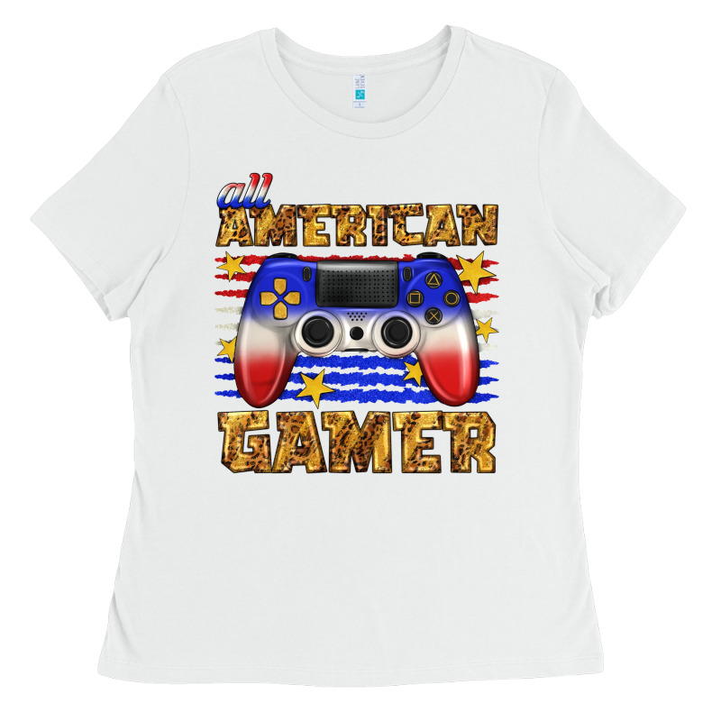 All American Gamer Ladies Tee by texasbilliewilder | Teevron
