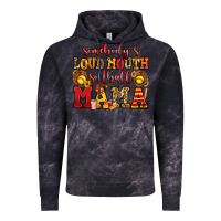 Cloud Black somebody's loud mouth softball mama Vintage Hoodie - Jasminsmagicworld