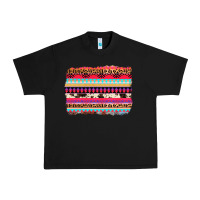 Black aztec western leopard cowhide background Urban Heavy Tee - AdoDesignShop