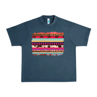 Midnight Navy aztec western leopard cowhide background Urban Heavy Tee - AdoDesignShop