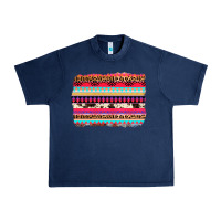 Navy aztec western leopard cowhide background Urban Heavy Tee - AdoDesignShop