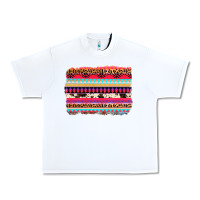 White aztec western leopard cowhide background Urban Heavy Tee - AdoDesignShop