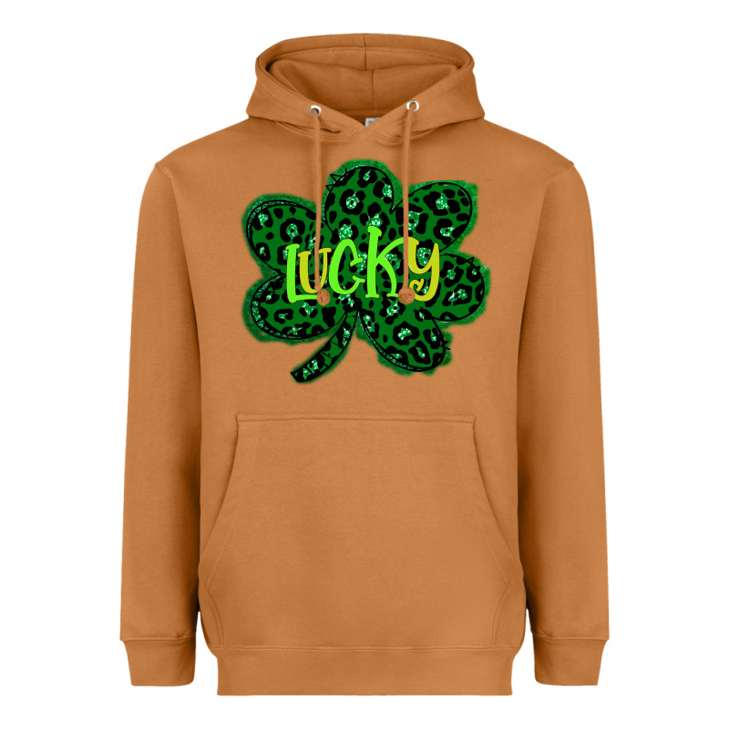 Lucky Shamrock St Patricks Day Heavyweight Hoodie by Bettercallsaul | Teevron
