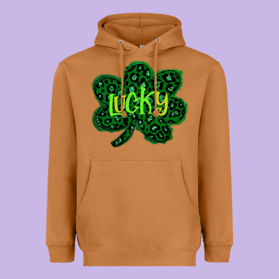 Lucky Shamrock St Patricks Day Heavyweight Hoodie Designed By Bettercallsaul