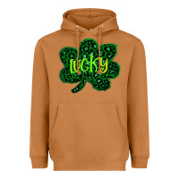Meerkat Lucky Shamrock St Patricks Day Heavyweight Hoodie - Bettercallsaul