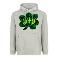 Moon Dust Lucky Shamrock St Patricks Day Heavyweight Hoodie - Bettercallsaul