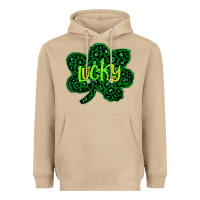 Mushroom Lucky Shamrock St Patricks Day Heavyweight Hoodie - Bettercallsaul