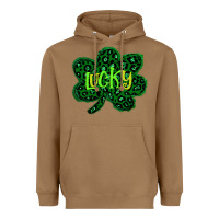 Toasted Coconut Lucky Shamrock St Patricks Day Heavyweight Hoodie - Bettercallsaul