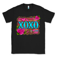 Black xoxo valentine's day pink roses and hearts Classic Tee - Jasminsmagicworld
