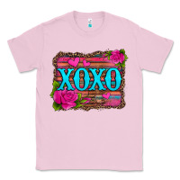 Bubblegum Pink xoxo valentine's day pink roses and hearts Classic Tee - Jasminsmagicworld