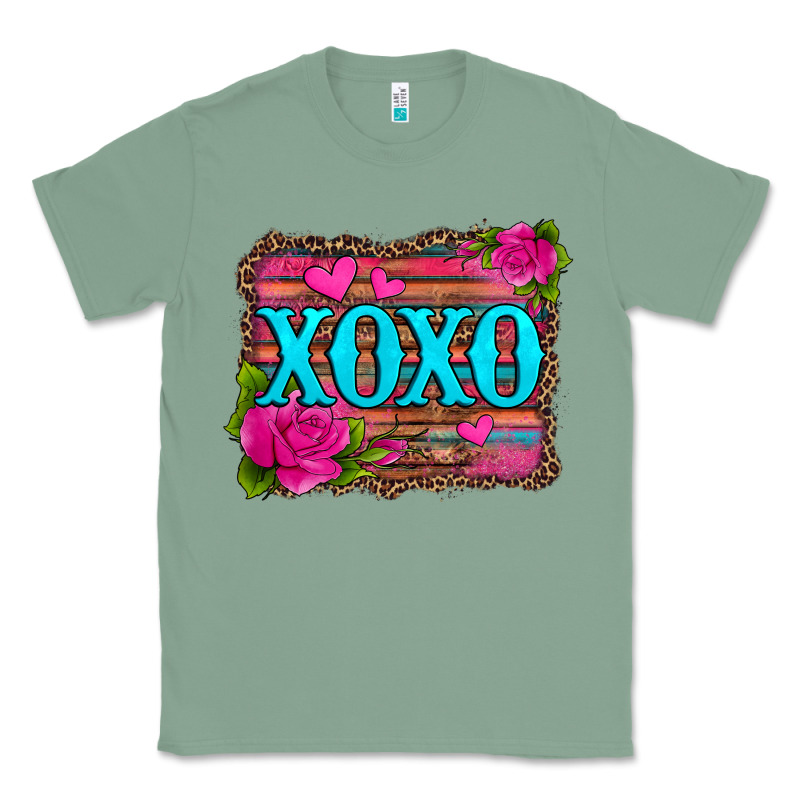 Xoxo Valentine's Day Pink Roses And Hearts Classic Tee by Jasminsmagicworld | Teevron