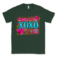 Sports Green xoxo valentine's day pink roses and hearts Classic Tee - Jasminsmagicworld