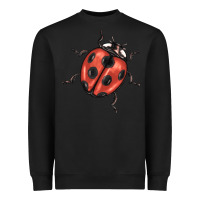 Black ladybug Heavyweight Sweatshirt - BarkalooDesign