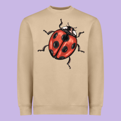 Ladybug Heavyweight Sweatshirt Designed By Barkaloodesign