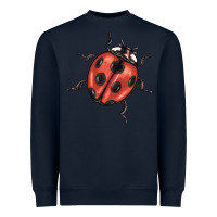 Navy ladybug Heavyweight Sweatshirt - BarkalooDesign