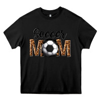 Black soccer mom Heavy Core Tee - texasbilliewilder
