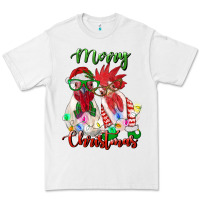 White christmas roosters Premium Tee - RanaPortraitStore