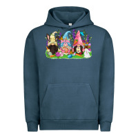 Pigment Midnight Navy Easter gnomes Easter Day Urban Hoodie - CowGirlArtShop
