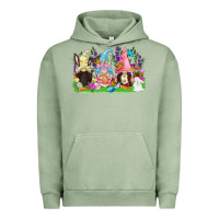 Pigment Oil Green Easter gnomes Easter Day Urban Hoodie - CowGirlArtShop