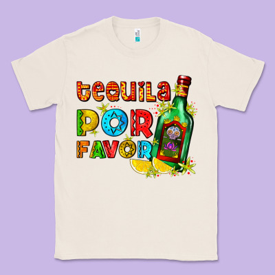 Tequila Porfavor Classic Tee Designed By Adodesignshop