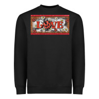 Black love ladybug    license plate template Heavyweight Sweatshirt - BarkalooDesign