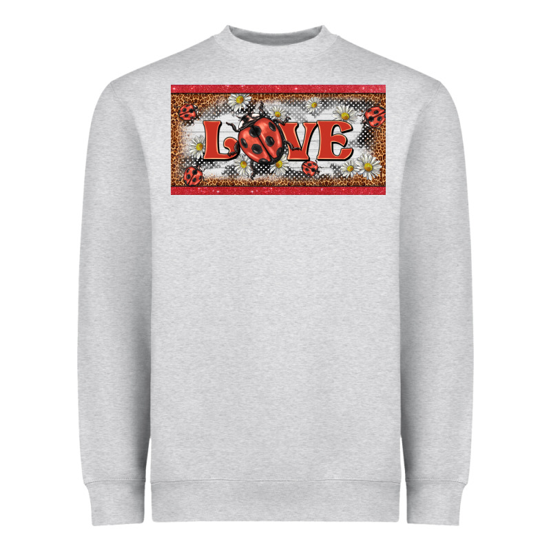 Love Ladybug    License Plate Template Heavyweight Sweatshirt by BarkalooDesign | Teevron