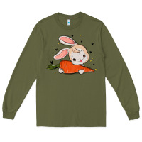 Army Green so hoppin boujee easter bunny stanley Long Sleeve Tee - MaliasSmallBusiness