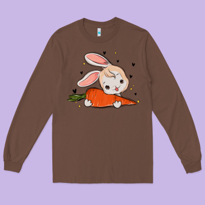 So Hoppin Boujee Easter Bunny Stanley Long Sleeve Tee Designed By Maliassmallbusiness