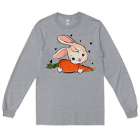 Heather Grey so hoppin boujee easter bunny stanley Long Sleeve Tee - MaliasSmallBusiness