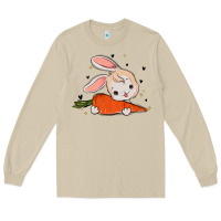 Mushroom so hoppin boujee easter bunny stanley Long Sleeve Tee - MaliasSmallBusiness