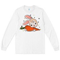 White so hoppin boujee easter bunny stanley Long Sleeve Tee - MaliasSmallBusiness