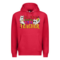 Cardinal You Can't Scare Me I'm a Teacher Premium Hoodie - texasbilliewilder