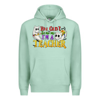 Seafoam You Can't Scare Me I'm a Teacher Premium Hoodie - texasbilliewilder