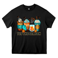 Black tis' the season basketball coffee cups Heavy Core Tee - Zillion Design Studio