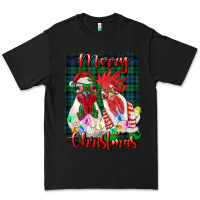 Black christmas roosters with background Premium Tee - RanaPortraitStore