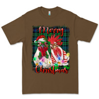 Cacao christmas roosters with background Premium Tee - RanaPortraitStore