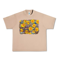 Burro aztec sunflower leopard background Urban Heavy Tee - AdoDesignShop