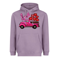 Lavender valentine's day turck with balloons Heavyweight Hoodie - RanaPortraitStore