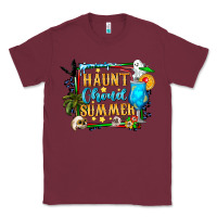 Burgundy name spooky summer vibes Classic Tee - CowhideDigitalArt