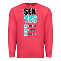 Cardinal SEX YES HOT SEX SAFE SEX GREAT SEX Premium Sweatshirt - Bettercallsaul