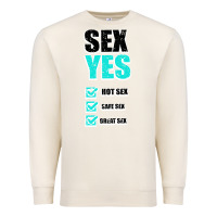 Sandshell SEX YES HOT SEX SAFE SEX GREAT SEX Premium Sweatshirt - Bettercallsaul