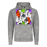 Cloud Rock boo ghosts seamless pattern Vintage Hoodie - BundleAndBundleShop