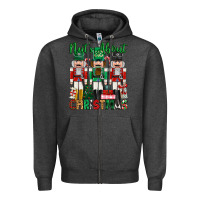 Charcoal Heather nuts about christmas Zipper Hoodie - MaliasSmallBusiness