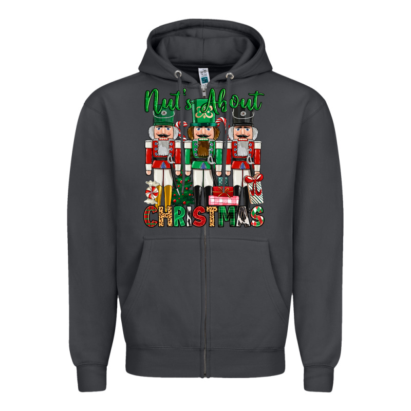 Nuts About Christmas Zipper Hoodie by MaliasSmallBusiness | Teevron