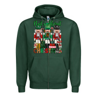 Sports Green nuts about christmas Zipper Hoodie - MaliasSmallBusiness