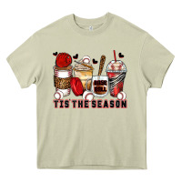 Mossy tis' the season baseball coffee cups Heavy Core Tee - Zillion Design Studio