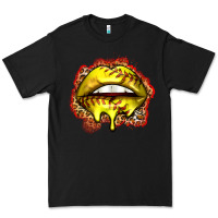 Black softball lips Premium Tee - Zillion Design Studio