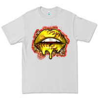 Dove Grey softball lips Premium Tee - Zillion Design Studio