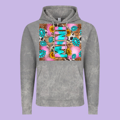 Western Mini Vintage Hoodie Designed By Ranaportraitstore