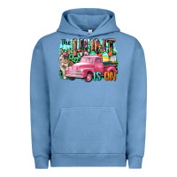 Pigment Pebble Blue The hunt is on Easter Day Urban Hoodie - CowGirlArtShop